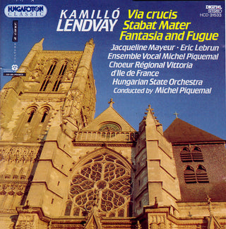 the album cover for Lendvay / Michel Piquemail - Via Crucis Stabat Mater Fantasia & Fugue