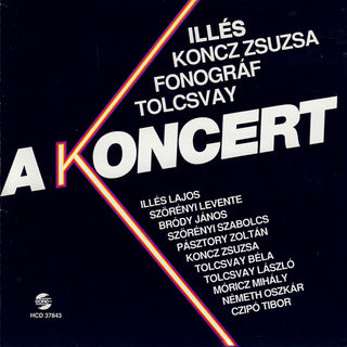 the album cover for Koncert - Koncert