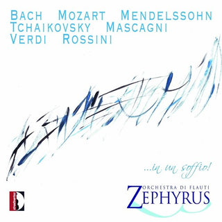 the album cover for J Bach S / Zephyrus Flute Orchestra - In Un Soffio [Digipak]