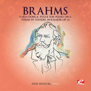 the album cover for Ernst Gröschel - Variations and Fugue for Piano