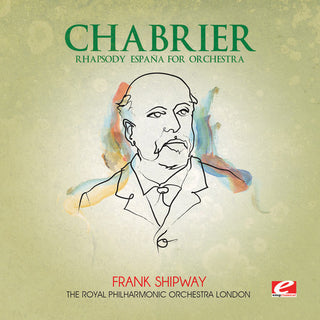 the album cover for Chabrier - Rhapsody Espana for Orchestra