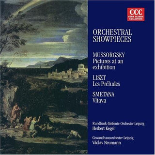 the album cover for Mussorgsky / Liszt / Smetana / Kegel / Neumann - Orchestral Showpieces