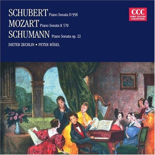 the album cover for Schubert / Mozart / Schumann / Rosel - Piano Sonatas