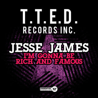 the album cover for Jesse James - I'm Gonna Be Rich And Famous (Mod)