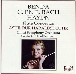 the album cover for Benda/Bach/Haydn - Flute Concertos