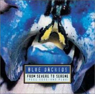 the album cover for Blue Orchids - From Severe to Serene