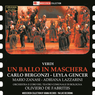 the album cover for Verdi / Bergonzi / Gencer / Fabritiis - Ballo in Maschera