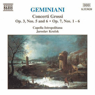 the album cover for Jaroslav Krecek - Concerto Grossi Op 3 #5 & #6