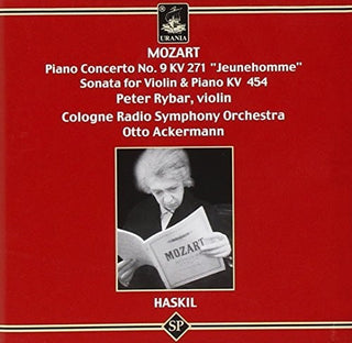 the album cover for CLARA HASKIL - Piano Concerto 9 / Sonata for Violin & Piano
