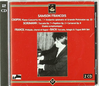 the album cover for Chopin / Bach / Franck / Schumann / Francois - Piano Cto 1