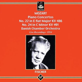 the album cover for EDWIN FISCHER - Piano Ctos 22 - 24