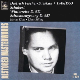 the album cover for Schubert / Klust / Billing / Fischer-Dieskau - Winterreise / Schwanengesan