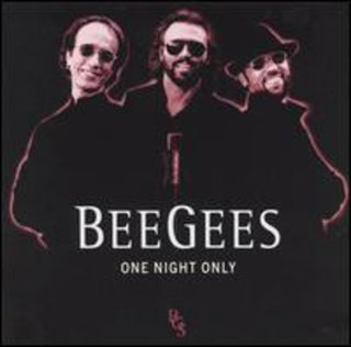 the album cover for Bee Gees - One Night Only