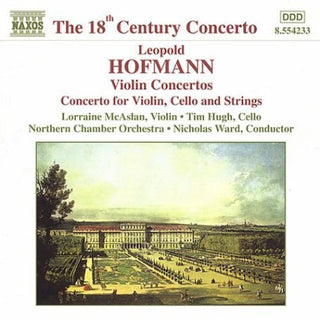 the album cover for Lorraine Mcaslan - Violin Concertos in B Flat & a Major