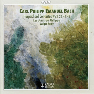 the album cover for Ludger Remy - Harpsichord Concertos