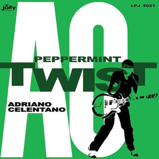 the album cover for Adriano Celentano - Peppermint Twist