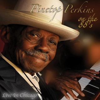 the album cover for Pinetop Perkins - On the 88S Live in Chicago