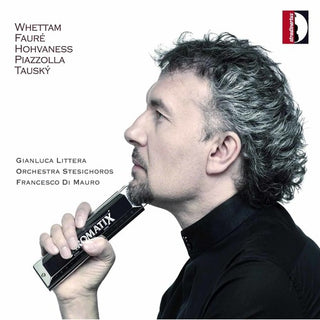the album cover for Whettam / Littera / Orchestra Stesichoros - Concert for Harmonica & Orchestra