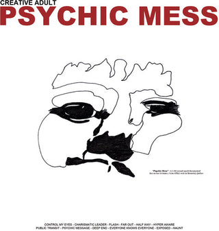 the album cover for Creative Adult - Psychic Mess