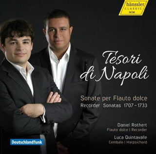 the album cover for Luca Quintavalle - Virtuoso Sonatas for Recorder
