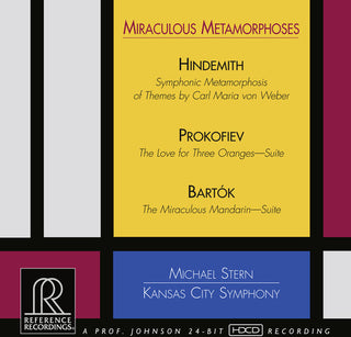 the album cover for Hindemith / Kansas City Symphony / Stern - Miraculous Metamorphoses