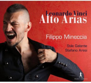 the album cover for Filippo Mineccia - Alto Arias
