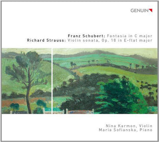 the album cover for Nina Karmon - Fantasy in C Major / Violin Sonata Op. 18