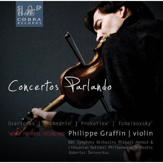 the album cover for Tchaikovsky - Concertos Parlando