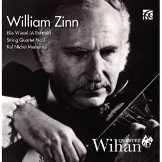the album cover for Zinn - Works for String Quartet