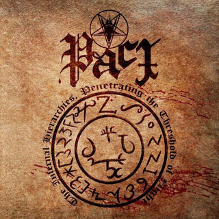 the album cover for Pact - Infernal Hierarchies Penetrating the Threshold of