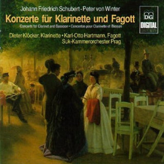 the album cover for Kloecker / Hartmann / Suk-Chamber Orch - Concertos for Clarinet & Bassoon