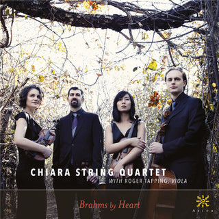 the album cover for Chiara String Quartet - Brahms By Heart