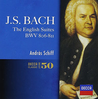 the album cover for Andras Schiff - J.S.Bach: English Suites