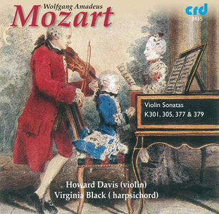 the album cover for W Mozart A / Davis / Black - Violin Sonatas