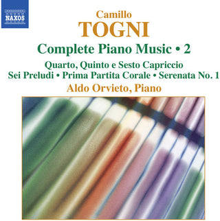 the album cover for Aldo Orvieto - Comp Piano Music Vol 2