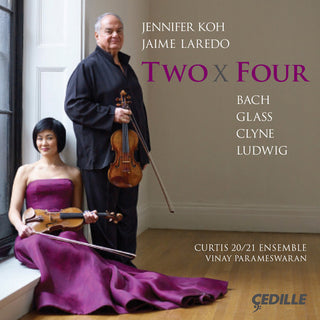 the album cover for Jennifer Koh - Two X Four