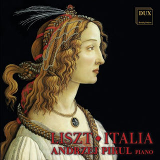 the album cover for Liszt - Italia