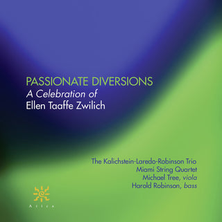 the album cover for The Kalichstein-Laredo-Robinson Trio - Passionate Diversions