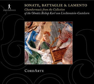 the album cover for CordArte Ensemble - Sonatebattaglie & Lamento - K