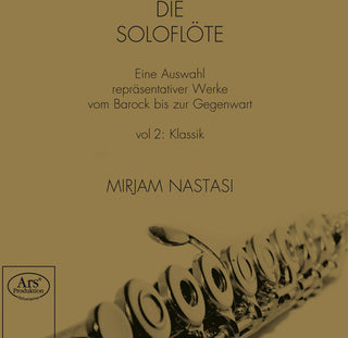 the album cover for Mirjam Nastasi - Solo Flute Baroque 2