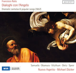 the album cover for Ratis / Okamura / Samuelis / Ducker - Dialoghi Con Langelo Dramatic Cantatas & Popular