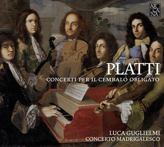 the album cover for Luca Guglielmi - Concerti Per Il Cembalo Obligato