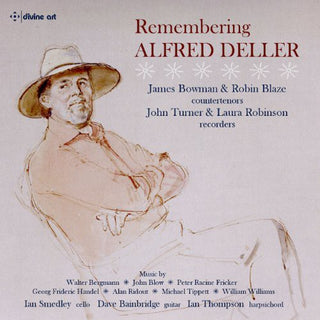 the album cover for Bergmann / Tippett / Ridout - Remembering Alfred Deller