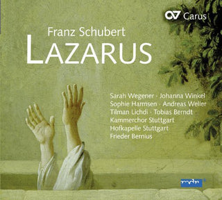 the album cover for Sarah Wegener - Lazarus