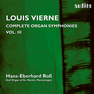 the album cover for Hans-Eberhard Roß - Comp Organ Syms Vol 3