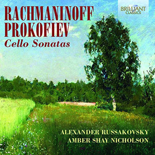 the album cover for Alexander Russakovsky - Cello Sonatas