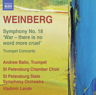 the album cover for Weinberg - Sym 18