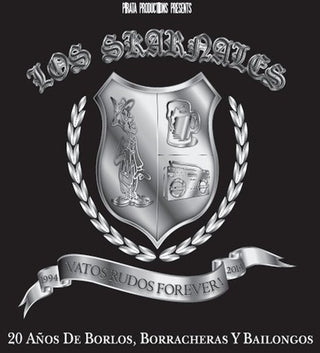 the album cover for Los Skarnales - Vatos Rudos Forever (1994-2014)