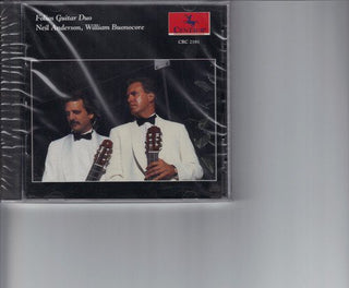the album cover for Folios Guitar Duo - Guitar Works By Bach & Piazzolla