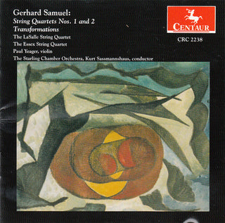 the album cover for Samuel / Lasalle String Quartet / Yeager - String Quartet 1 & 2